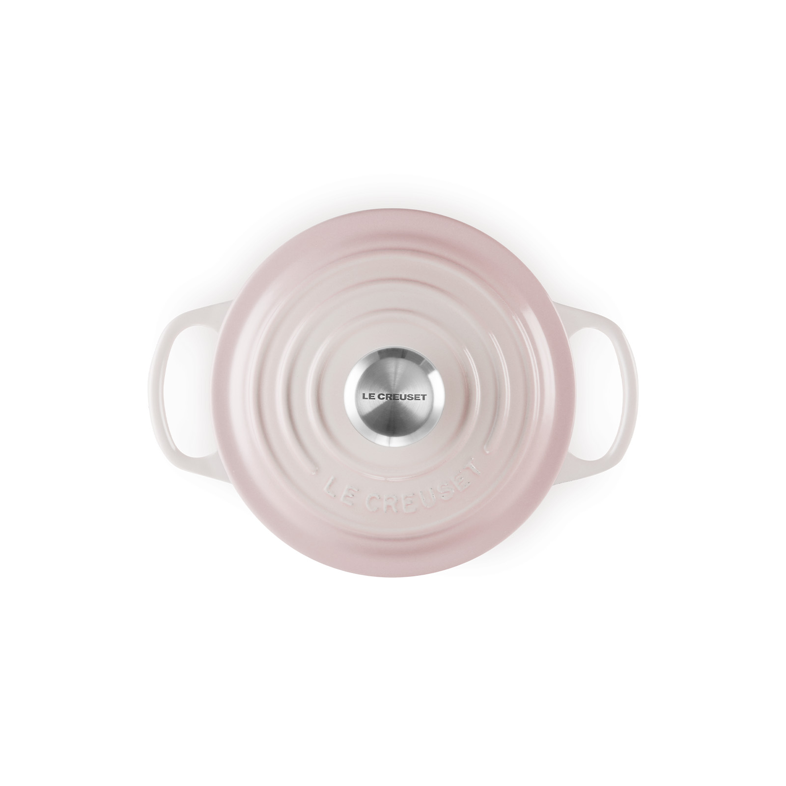 シグニチャー ココット・ロンド 16cm シェルピンク (シルバーツマミ