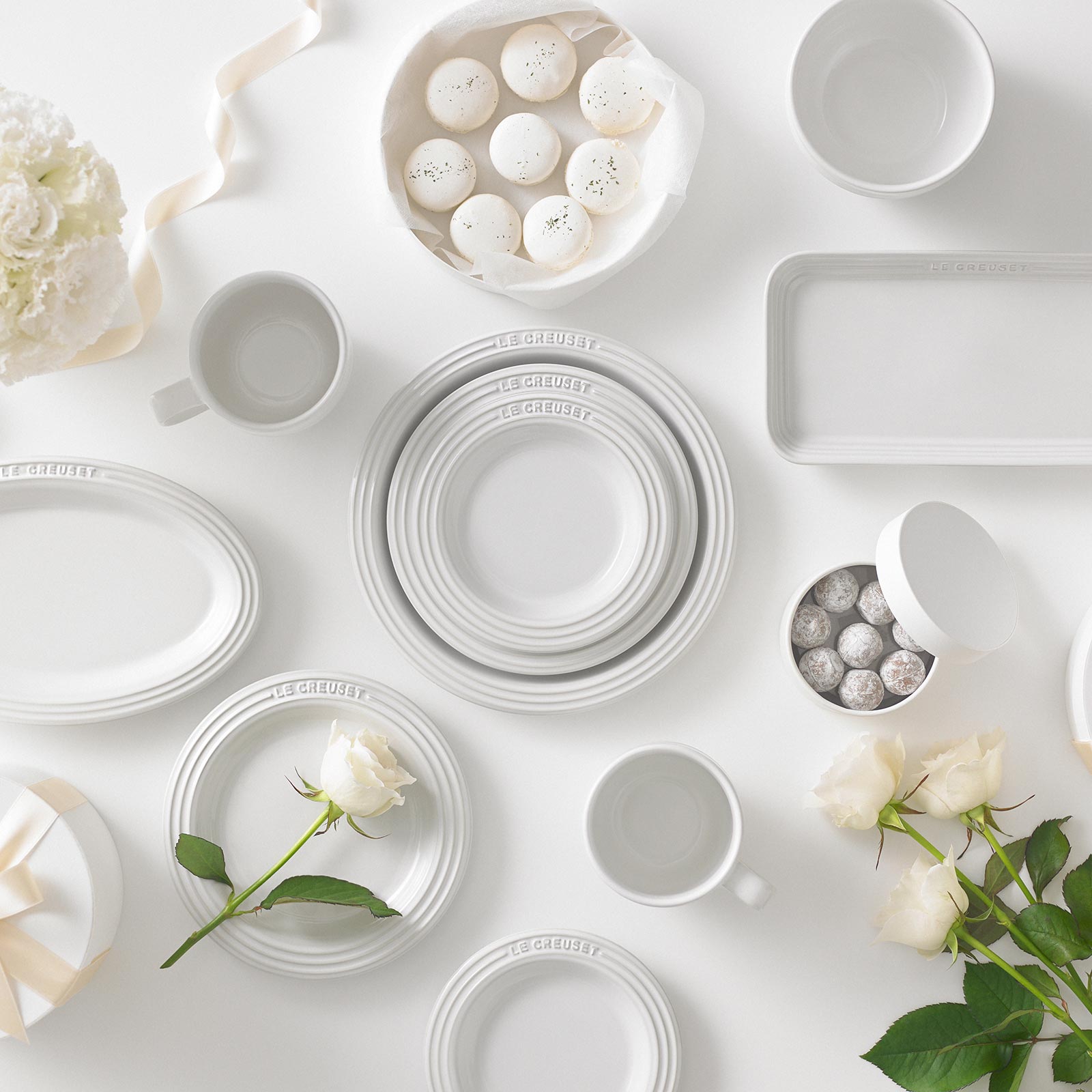 レジェ・オーバル・プレート 25cm ホワイト | プレート・トレイ ｜ル