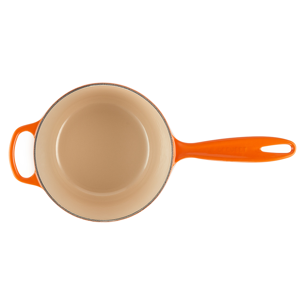 シグニチャー ソースパン 18cm オレンジ (シルバーツマミ) | 片手鍋