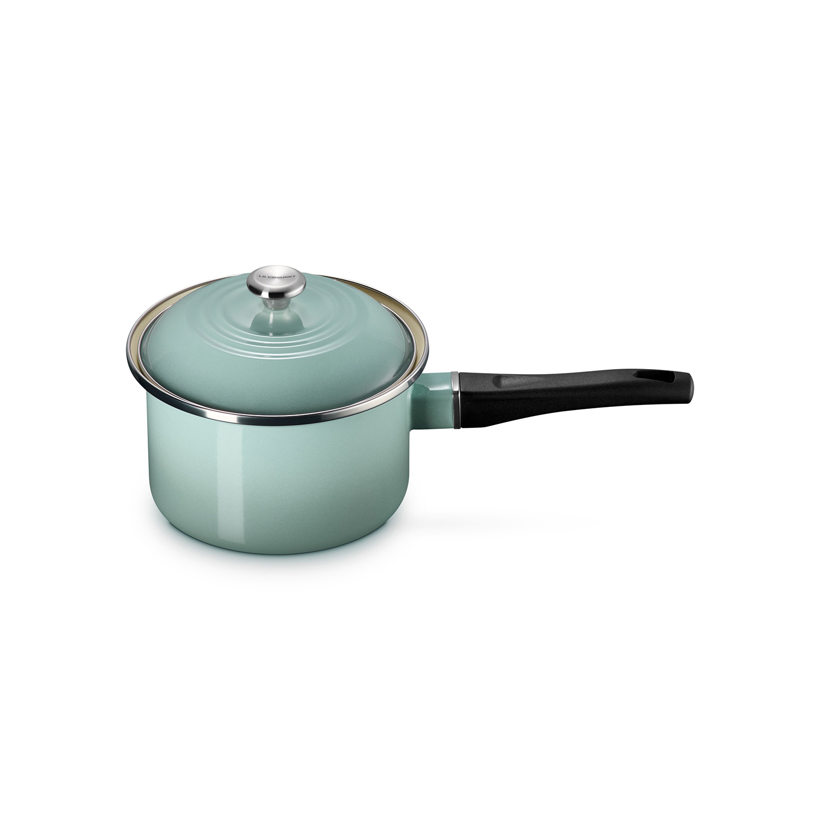 ル・クルーゼ ミルクパン ソースパン 鍋 16cm ブルー ミント 美品 楽天