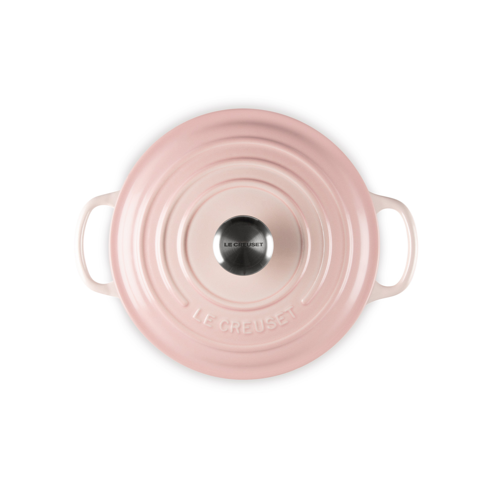 シグニチャー ココット・ロンド 20cm シェルピンク (シルバーツマミ