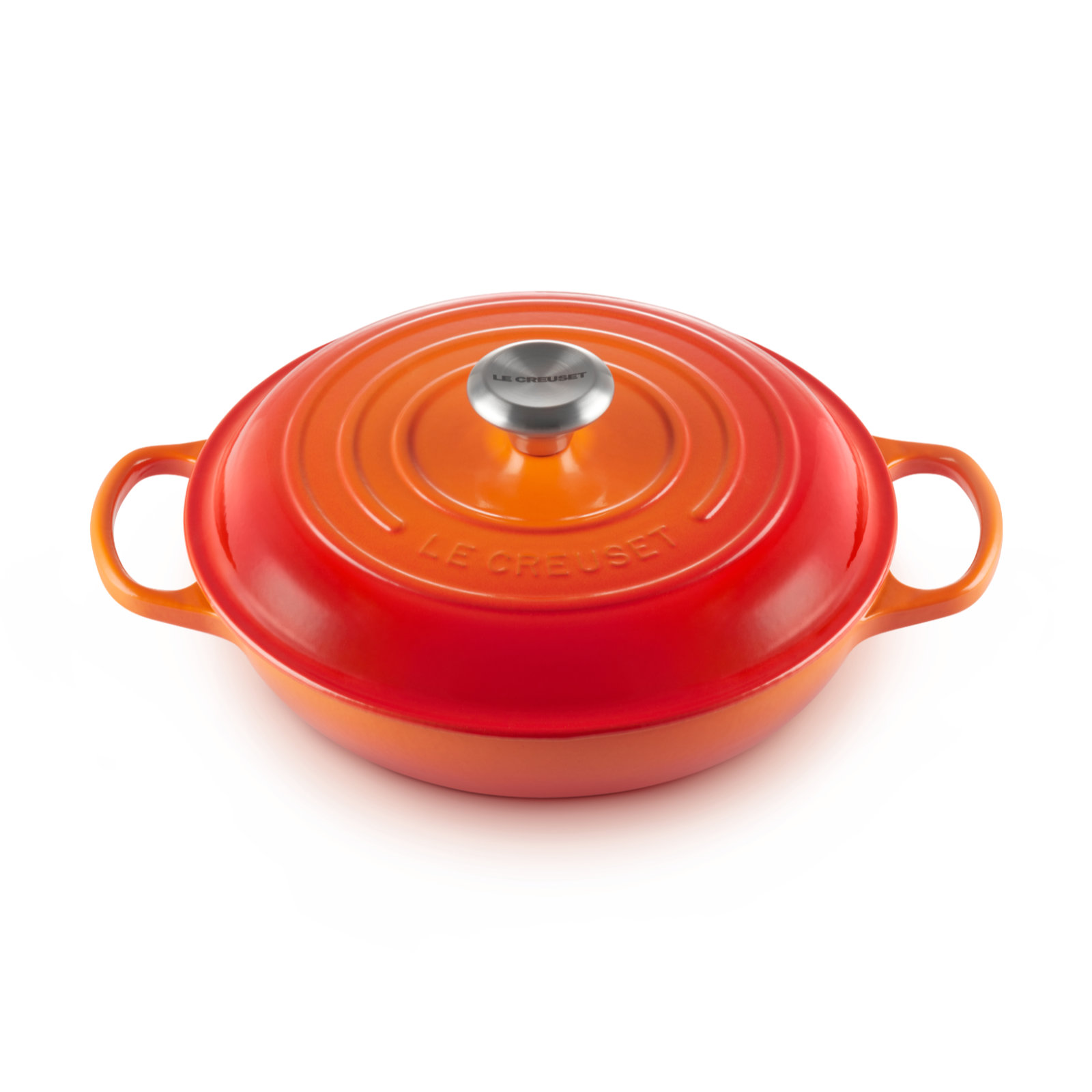 シグニチャー ビュッフェ・キャセロール 26cm オレンジ (シルバー