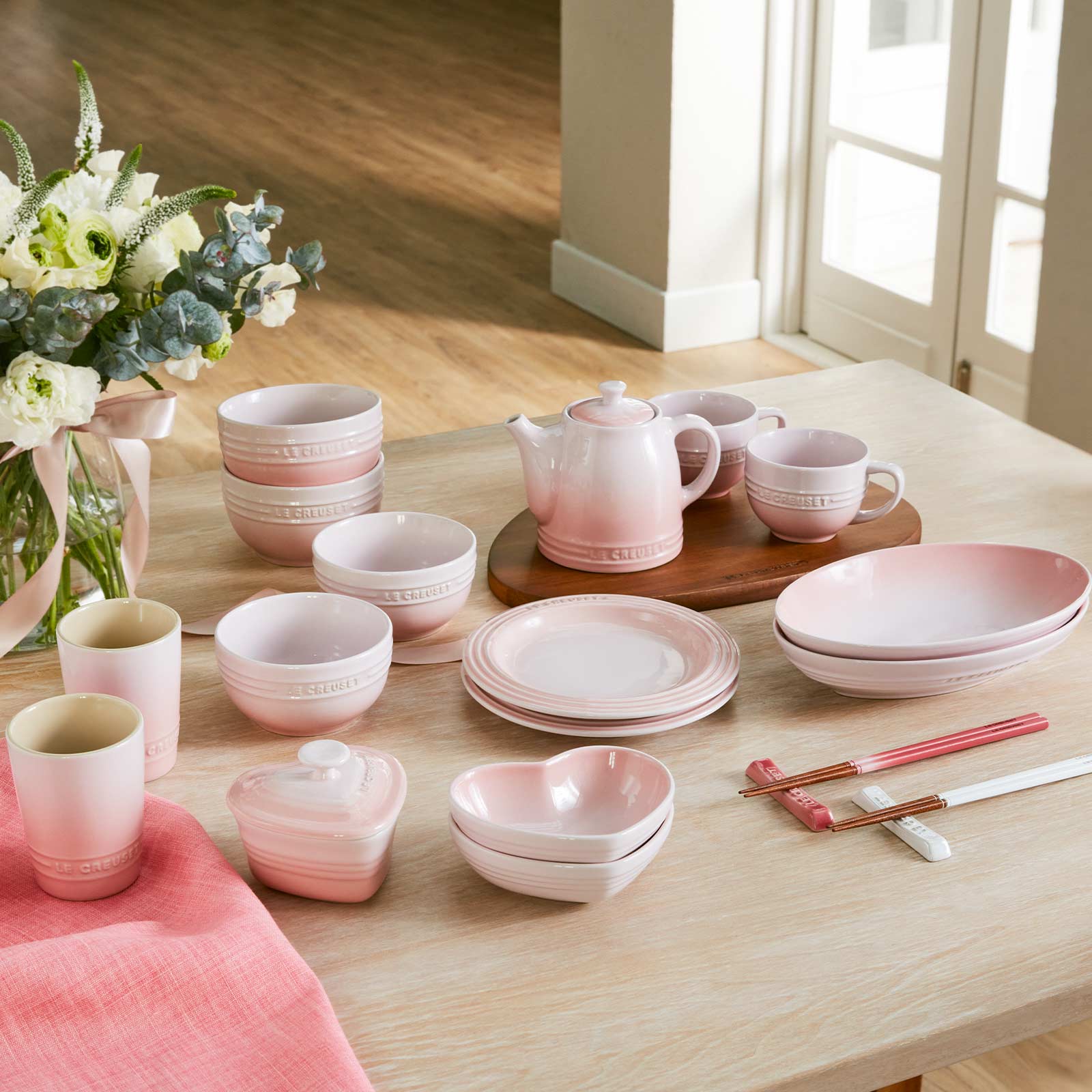 レジェ・ティータイム セット シェルピンク | 結婚祝い・ブライダル