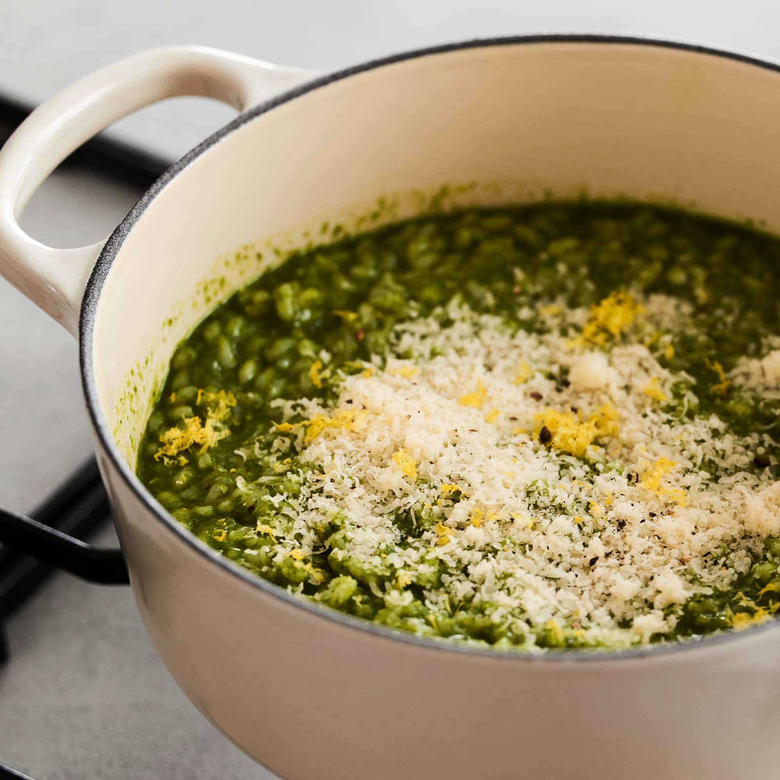 シグニチャー ココット・ジャポネーズ 18cm メレンゲ (シルバーツマミ