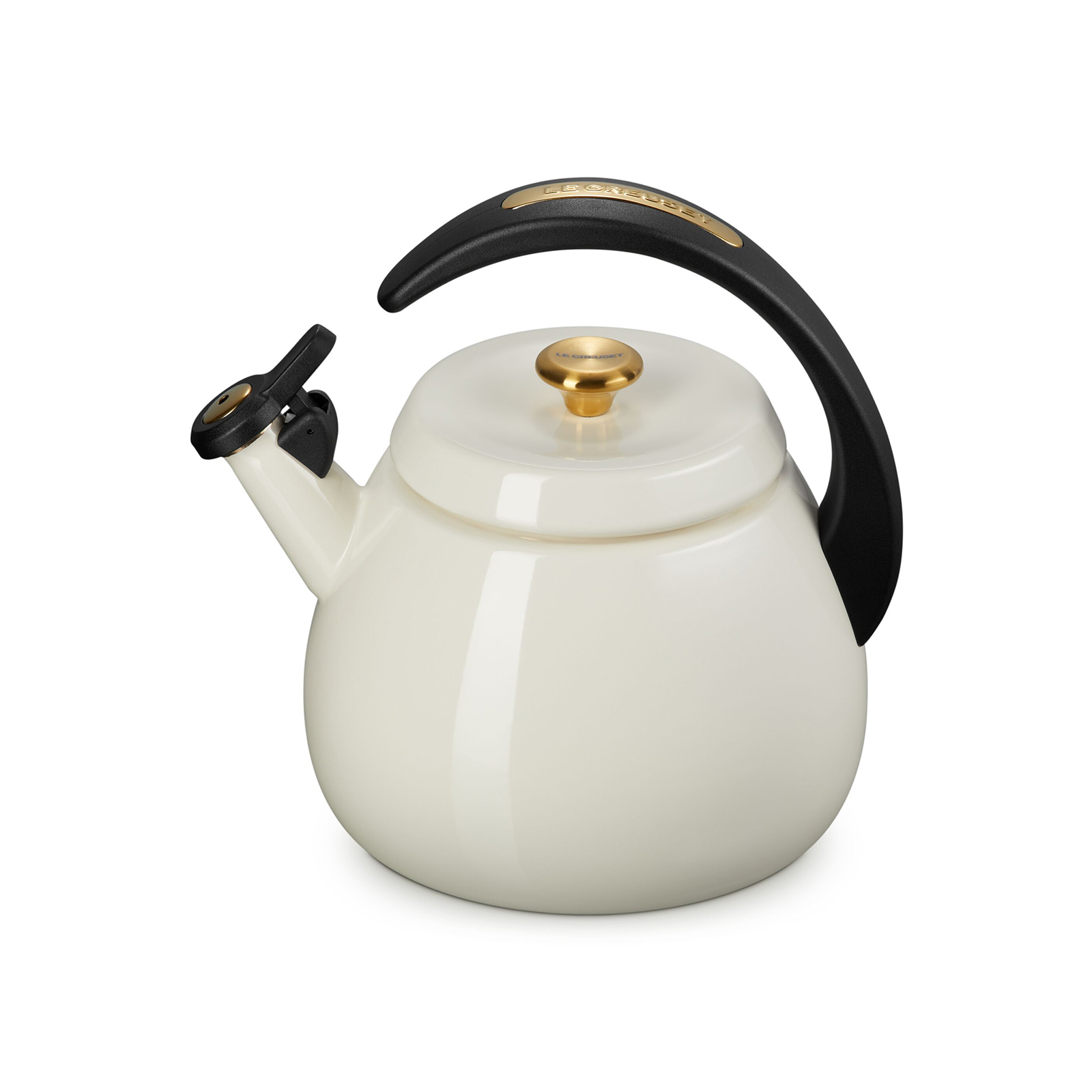 クロシェ・ケトル クリーム (ゴールドツマミ) | コーヒー・ティー ｜ル