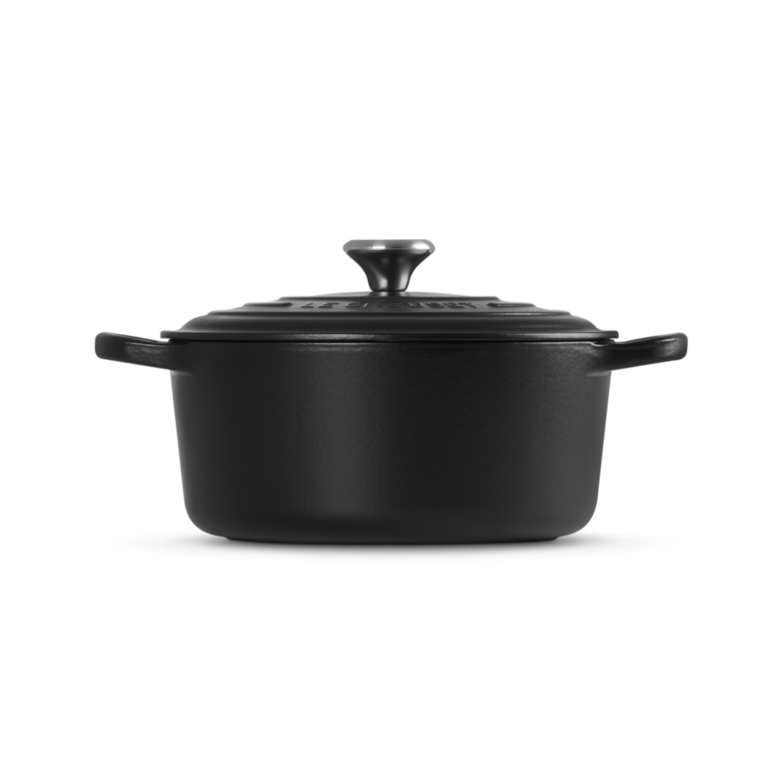 シグニチャー ココット・ロンド (ブラックマットホーロー・シルバー