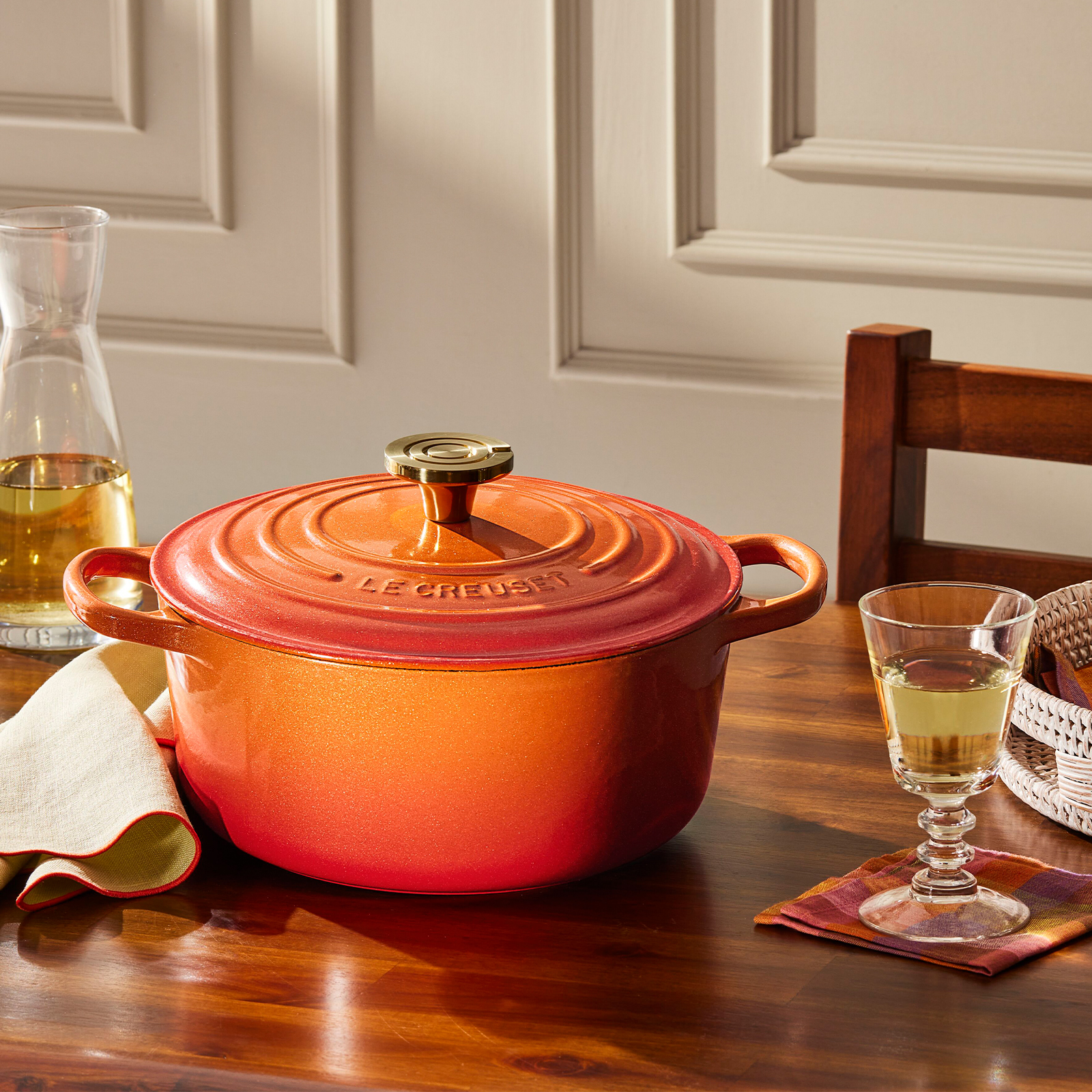 シグニチャー ココット・ロンド 24cm フラムドレ (クルーシブルライト