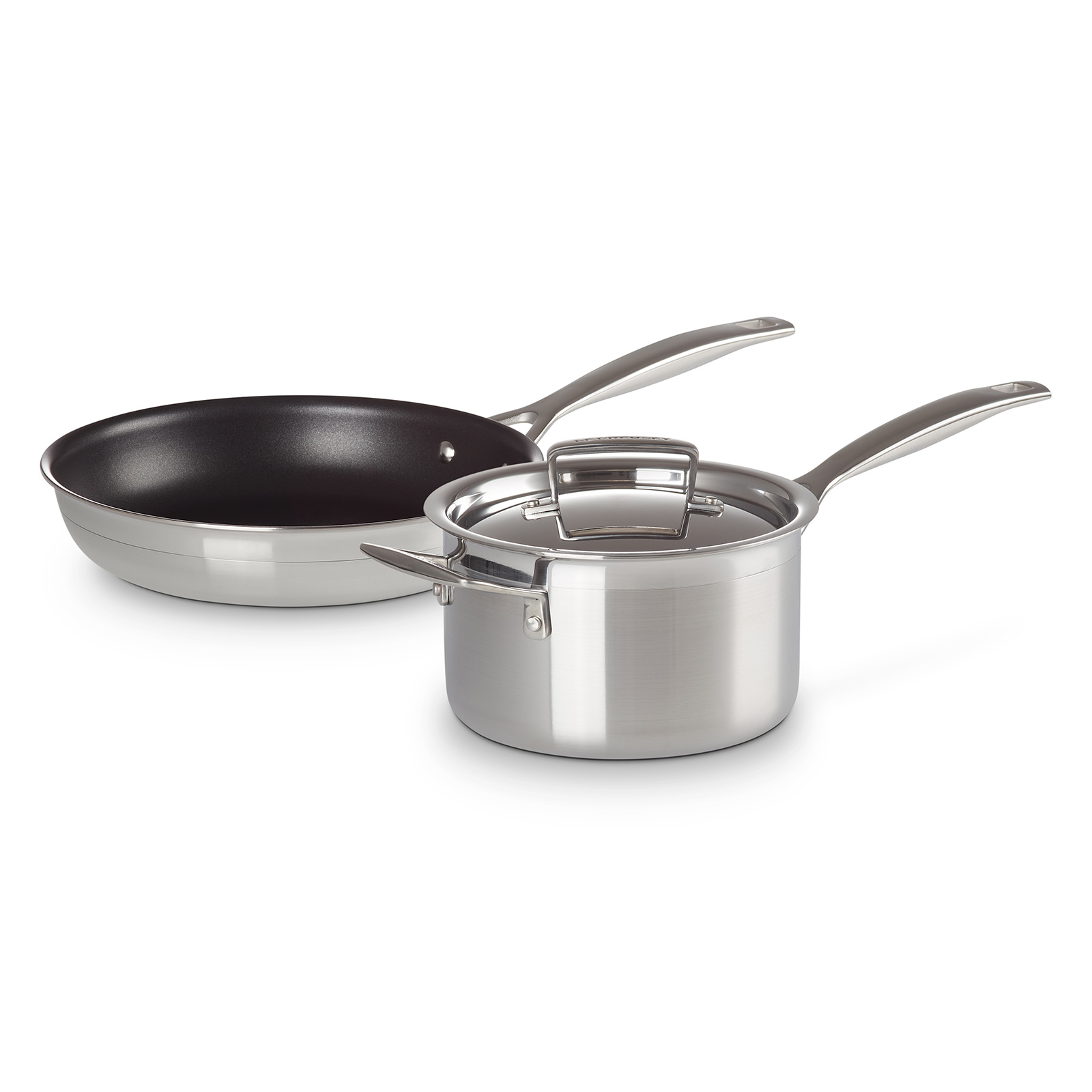 3-ply ステンレス フライパン 24cm & ソースパン18cm | スペシャル