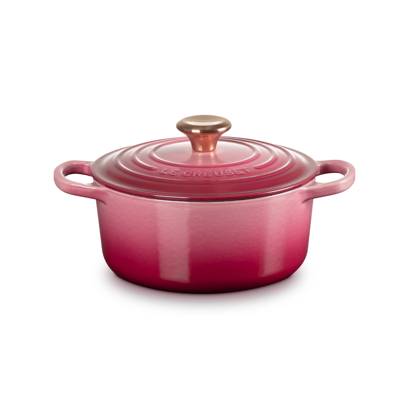 ル・クルーゼ シグニチャー ココット・ロンド 18cm [チェリーレッド