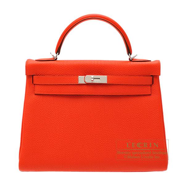 エルメス ケリー32/内縫い カプシーヌ トゴ シルバー金具 | エルメス