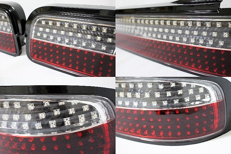 S13 シルビア フルLEDテールランプ 新品社外テールランプ使用 W流星