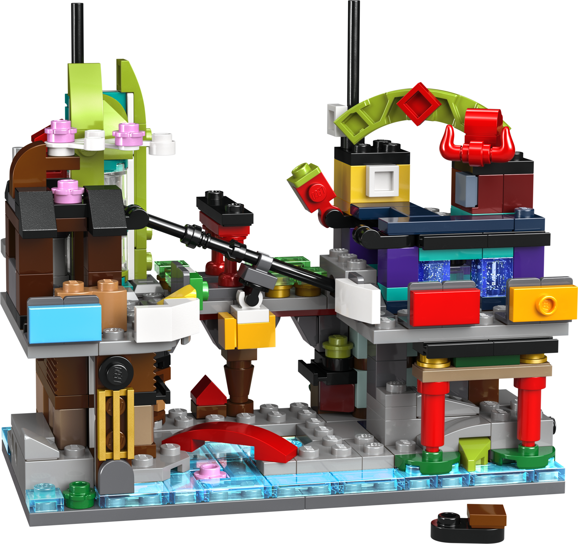 Micro NINJAGO® City Markets 40706 | NINJAGO® | Buy online at the