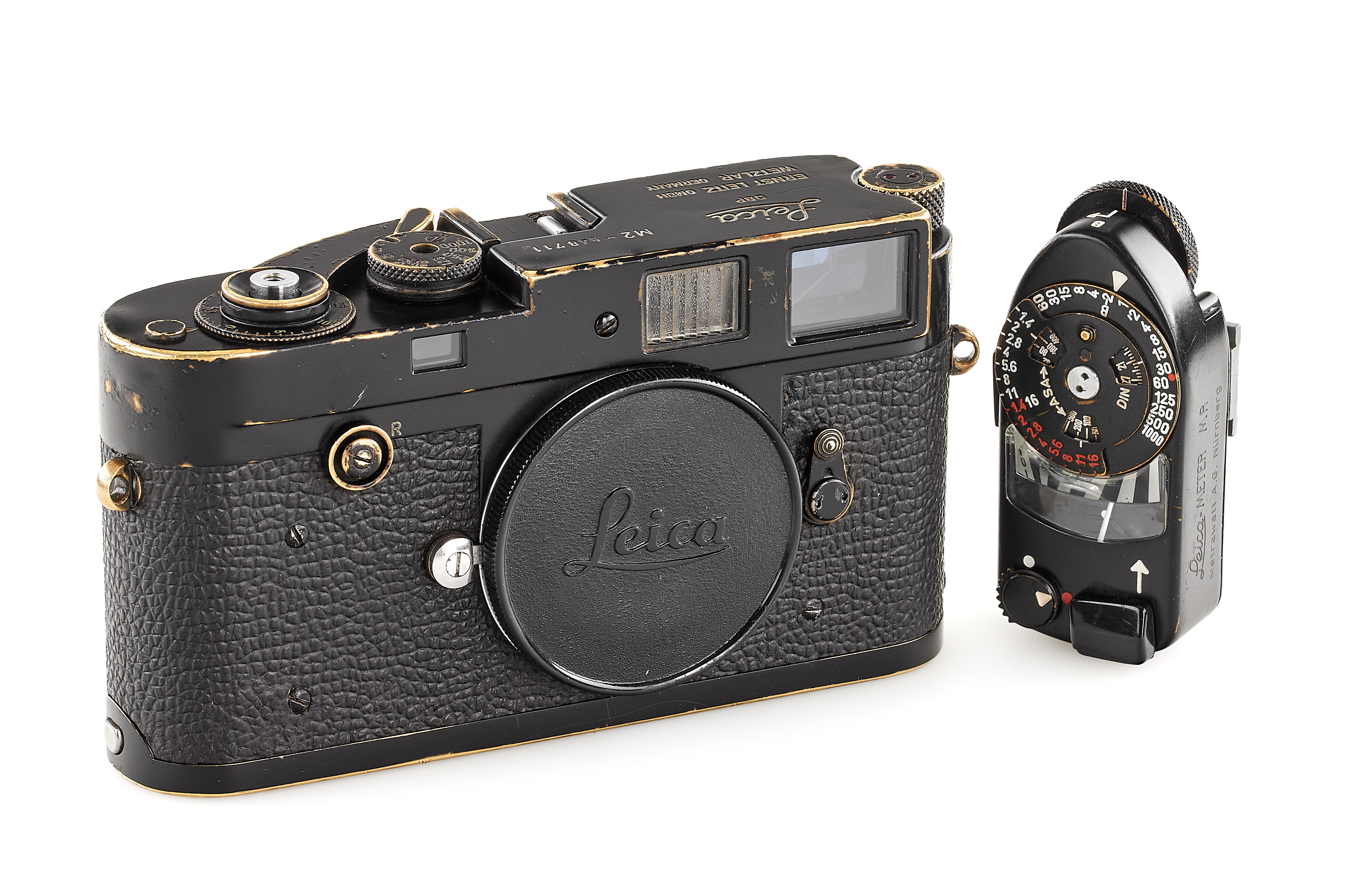 Leica M2 black paint Button Rewind | A01454