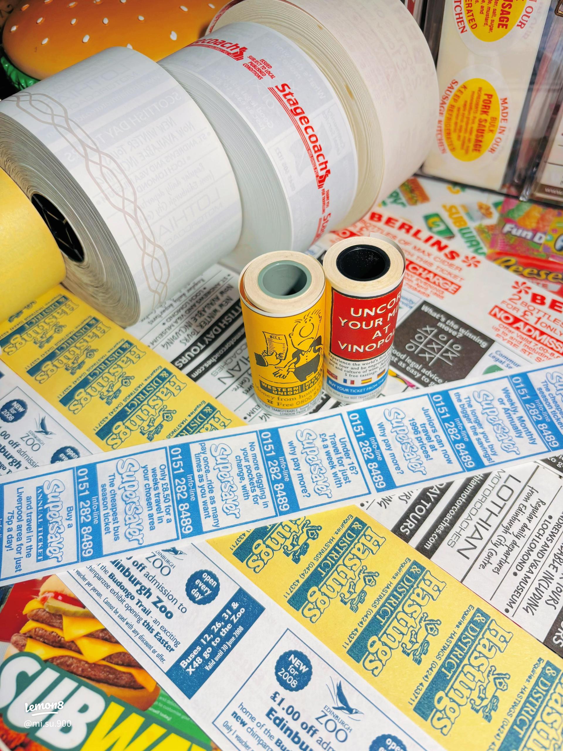 ブ*チ様 海外ロールチケット紙もの まとめ売り ブ*チ様 海外ロール