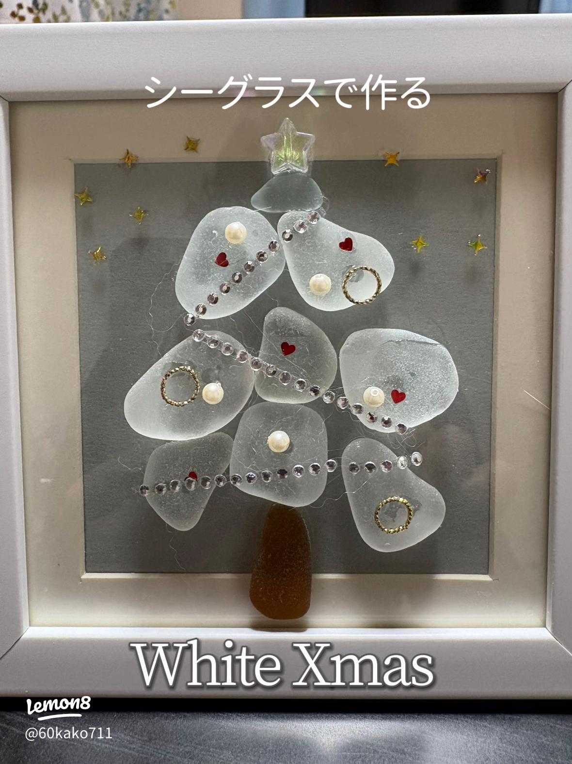 シーグラスで作るクリスマスツリーアートの魅力