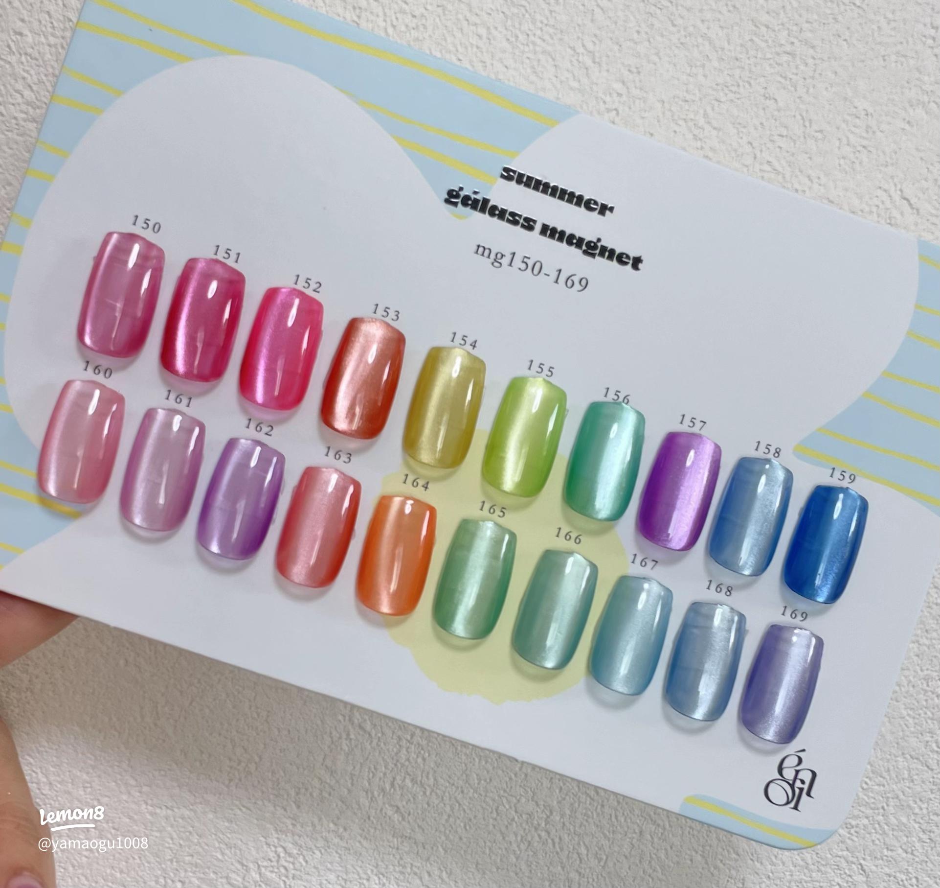 ジェルネイル・ネイルシール enoi summer genlass magnet mg150-169