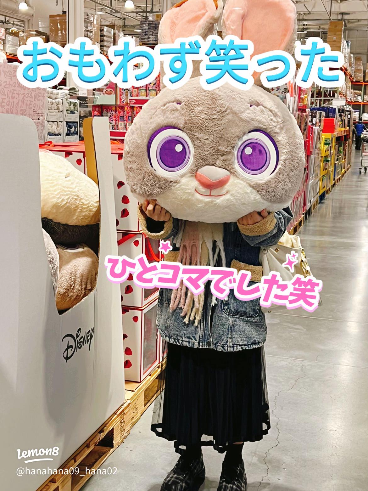 コストコで見つけたズートピアのジュディちゃんぬいぐるみ！3868円の