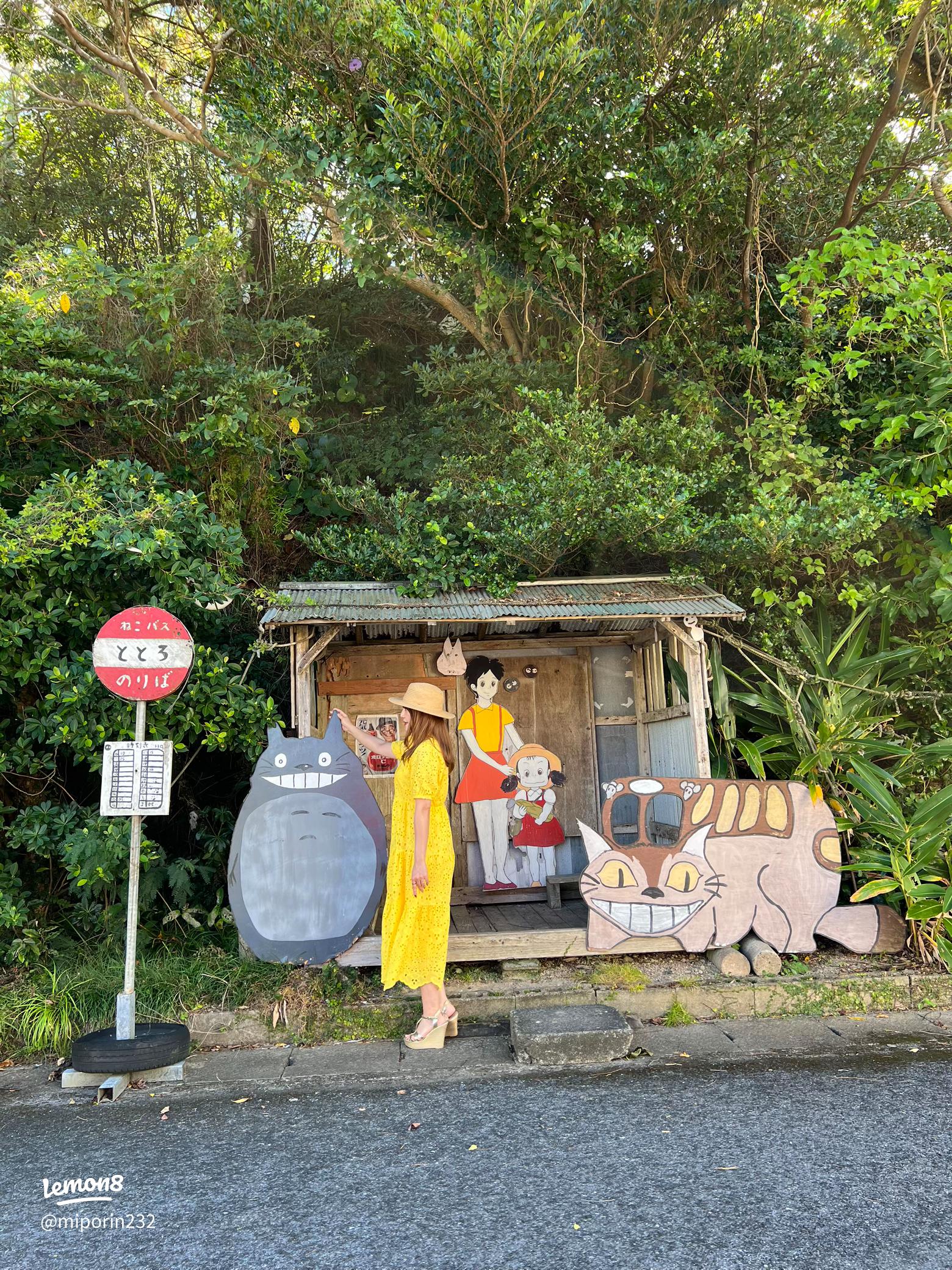 奄美大島のトトロバス停:ジブリの世界を体験