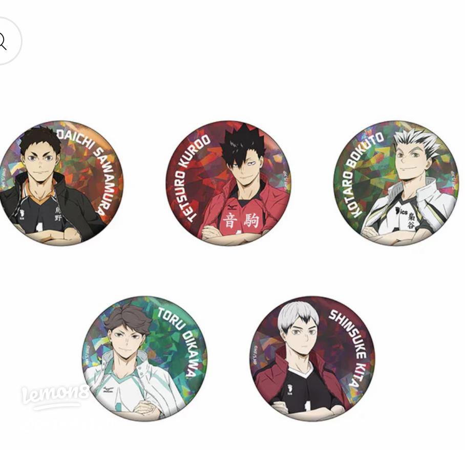 アニメイトでゲット！主将限定のハイキュー缶バッチ✨