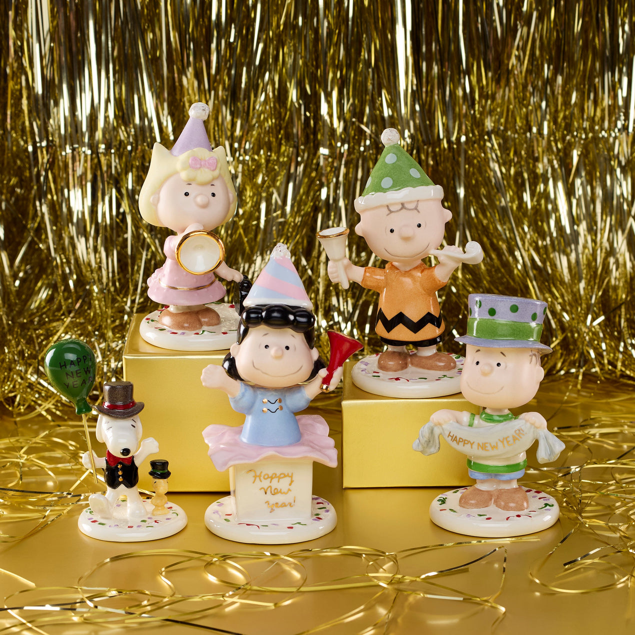 Peanuts 5-Piece New Year Figurine Set – Lenox Corporation