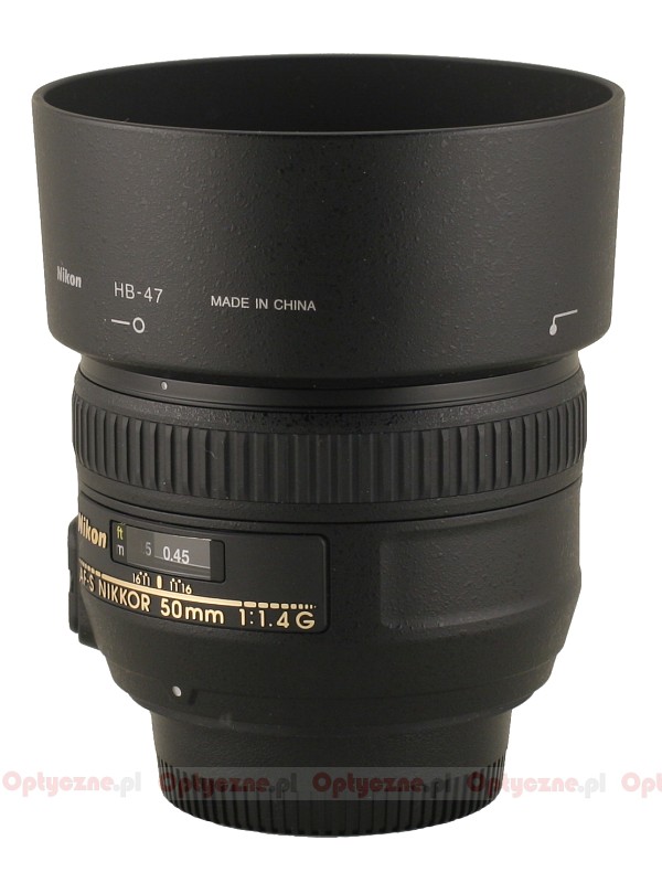 Nikon Nikkor AF-S 50 mm f/1.4G - LensTip.com