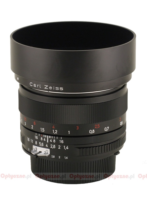 Carl Zeiss Planar T* 50 mm f/1.4 ZF/ZK/ZE - LensTip.com
