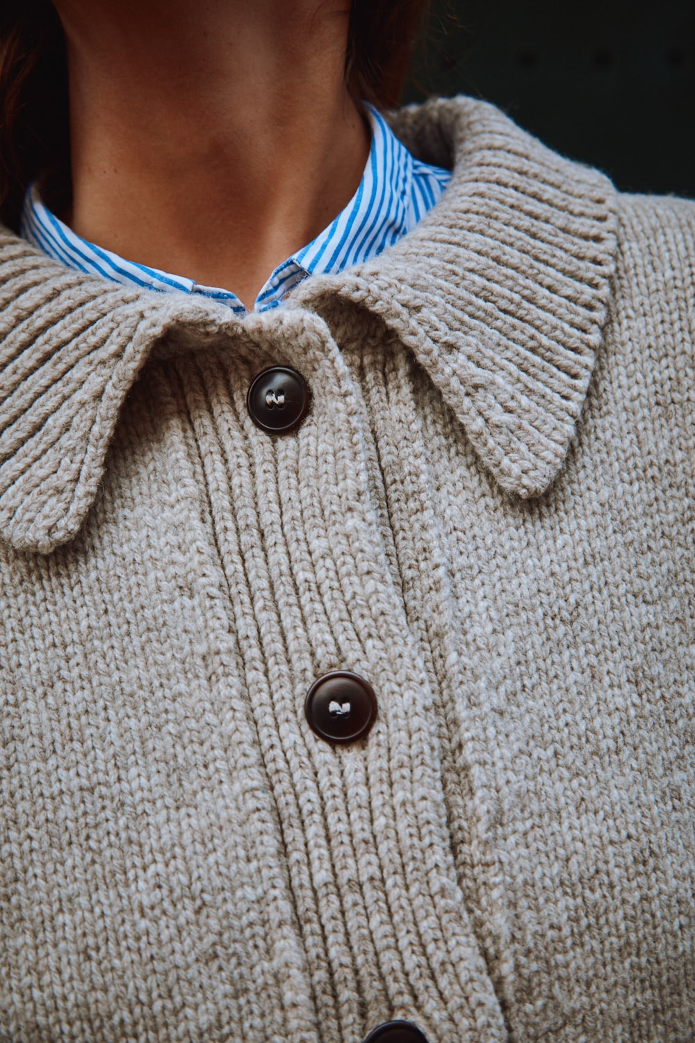 Beige Calamity Jacket - Sustainable | L'Envers