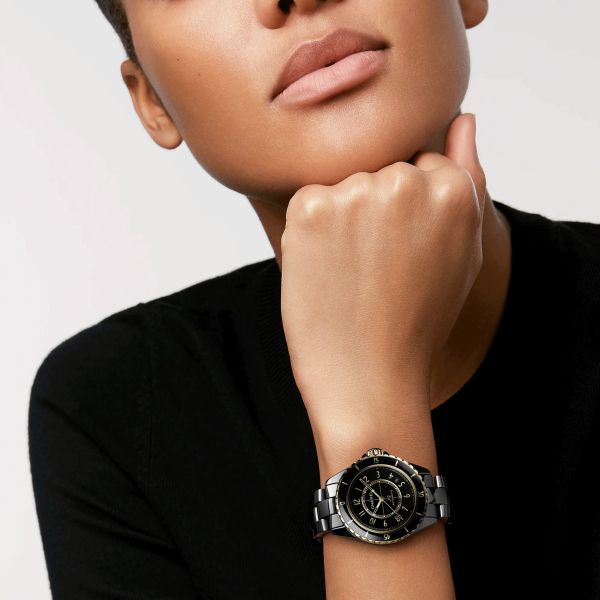 CHANEL J12 Calibre 12.1 Yellow Gold Christmas Watch H9541 - Lepage