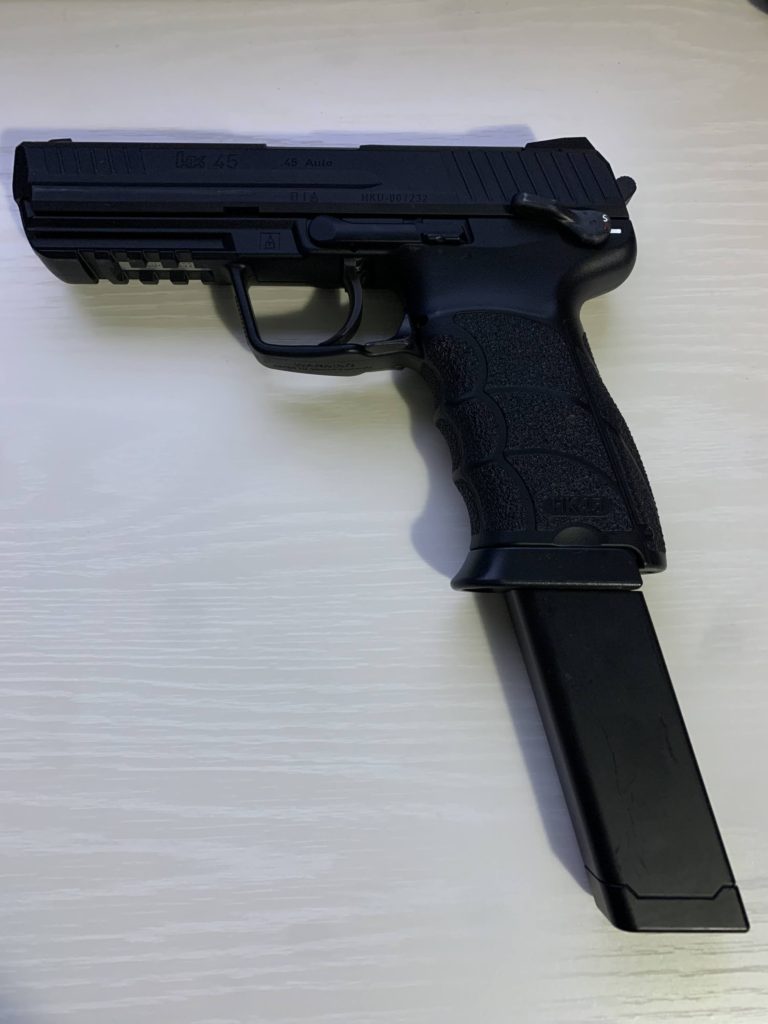 東京マルイ 電動ハンドガン】HK45 100連ロングマガジンレビュー | アシ