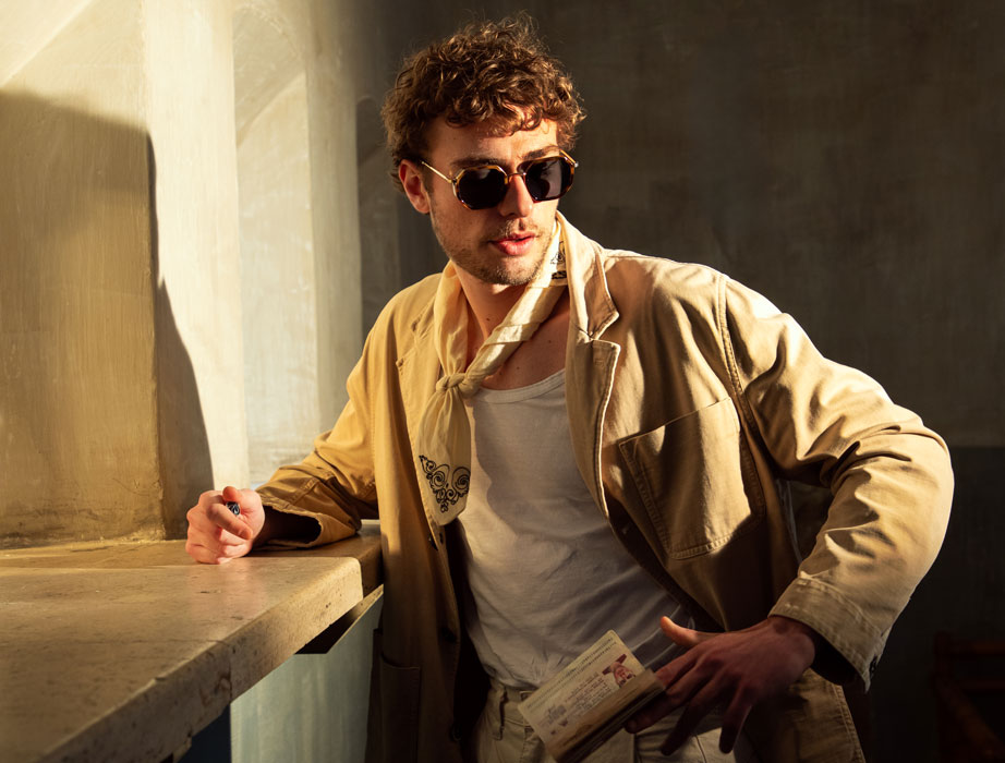 Zanzibar Metal Explorer Silver Antiqued / Havana Chiaro 02 // Blue