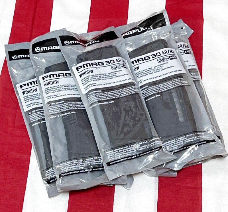 米軍実物 MAGPUL PMAG 30 GEN M3 AR-15/M4/M16 30連マガジン WINDOW 両