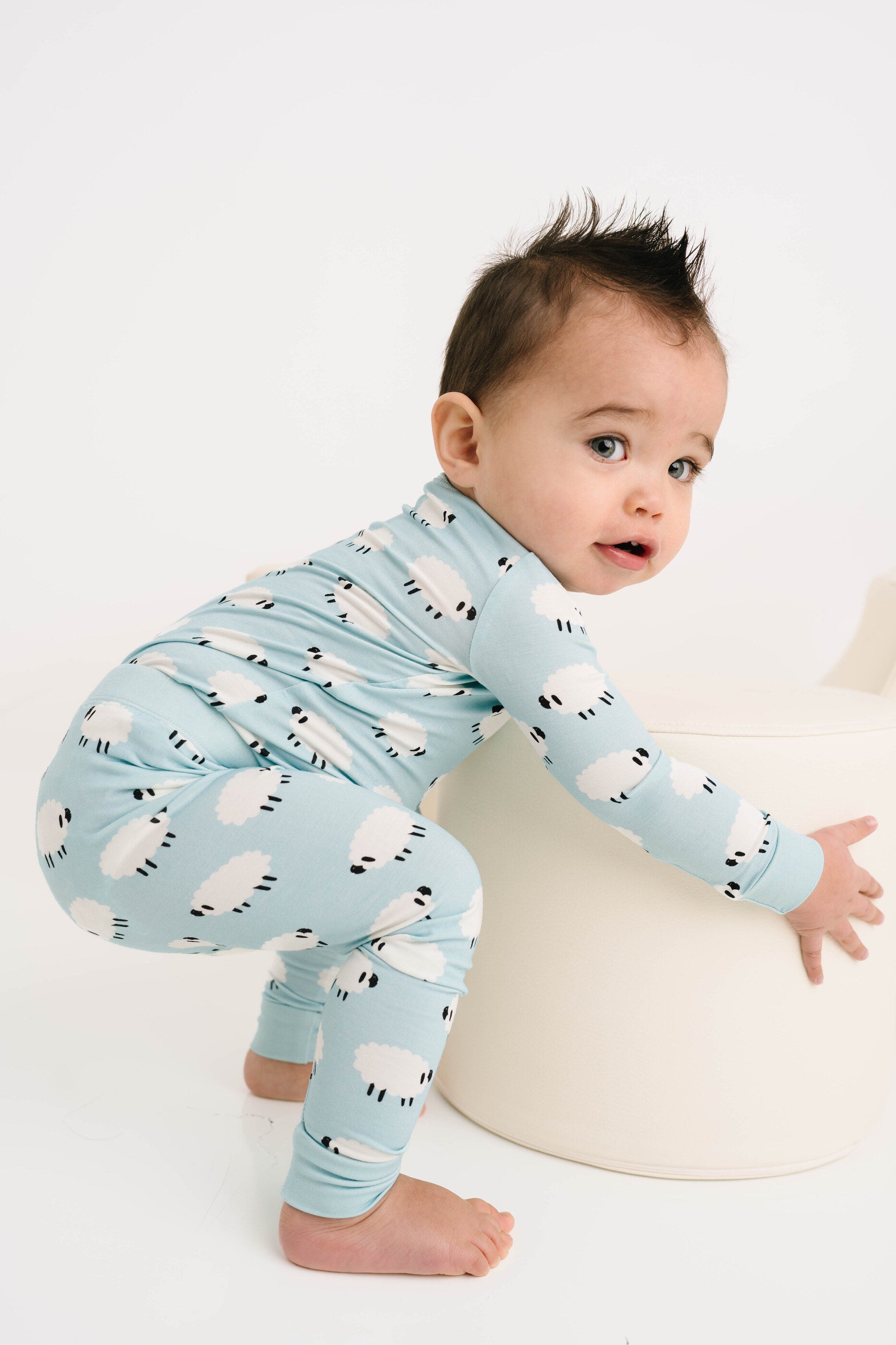 Blue Little Lamb Bamboo Set – Little One Shop Co.