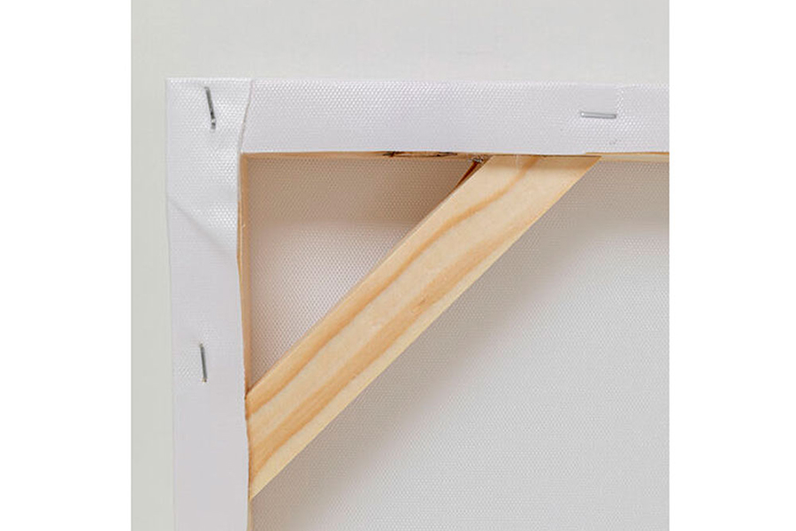 ヘッドドレスドッグ80×80cm キャンバスピクチャー - アート