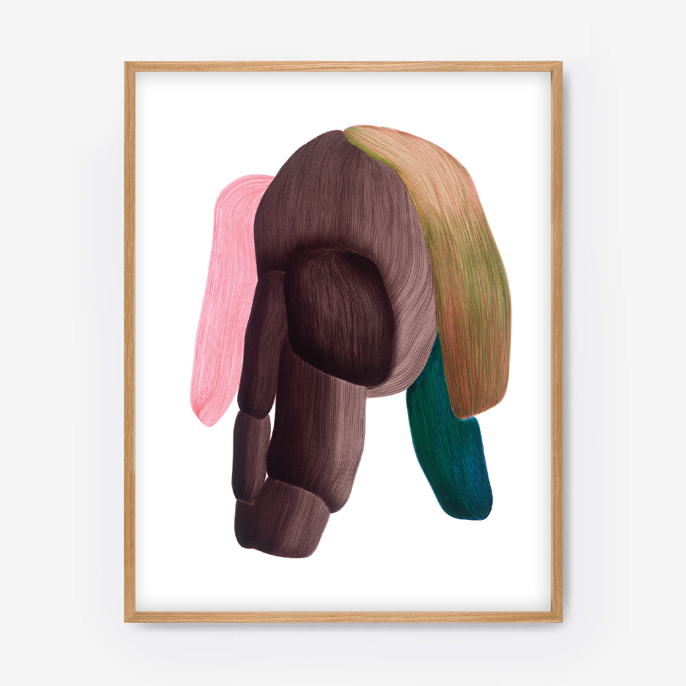 ロナンブルレック Drawing 24 (オークフレーム付き) - アート