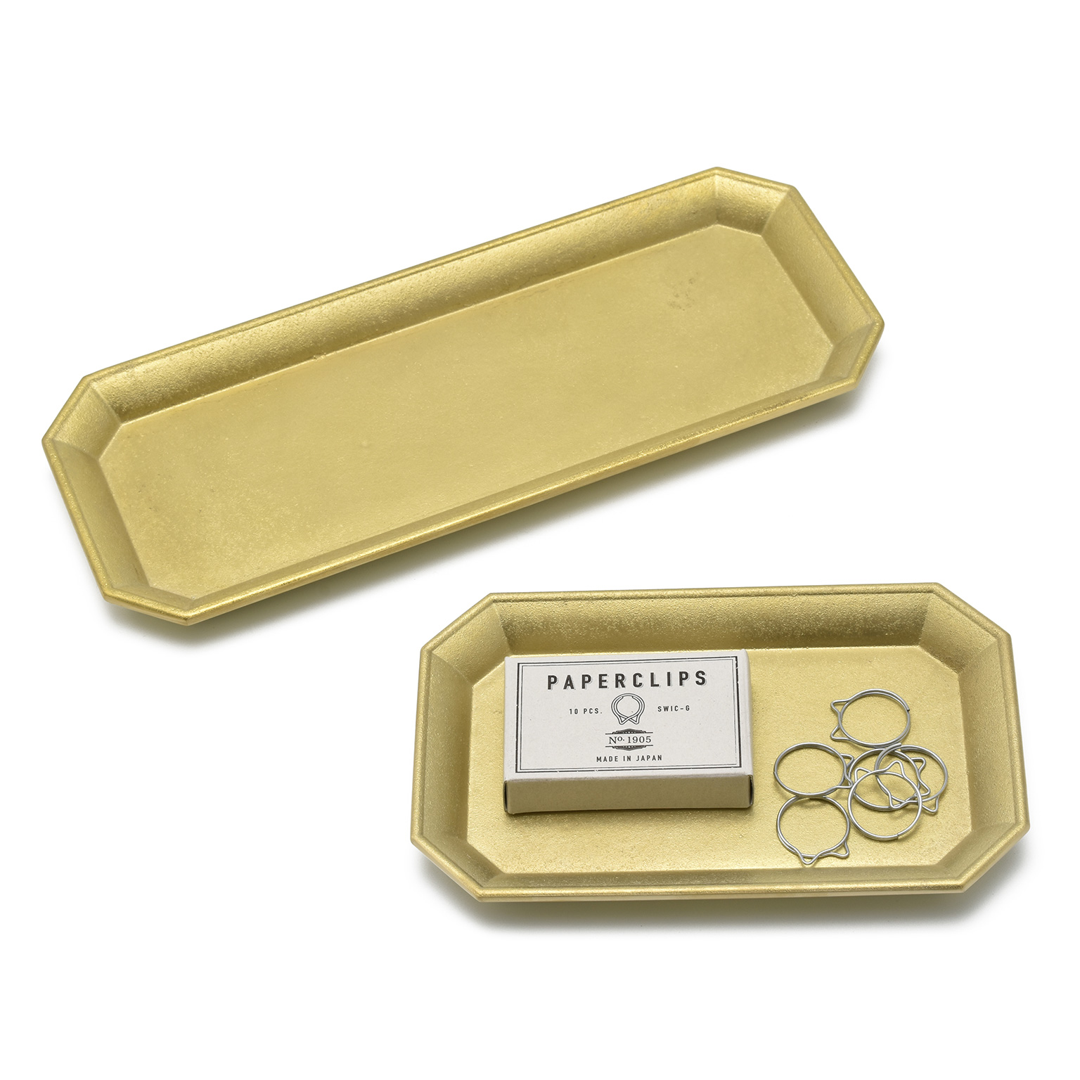 FUTAGAMI（フタガミ）文具トレイ 真鍮 | LIVING MOTIF｜家具