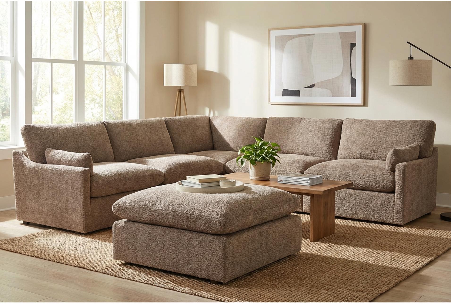 Aaliyah Reversible 5 Piece Modular Sectional | Living Spaces