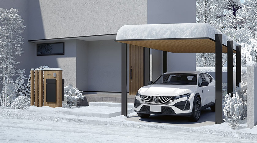 LIXIL | カースペース | カーポート SC | バリエーション | 3000(1台用