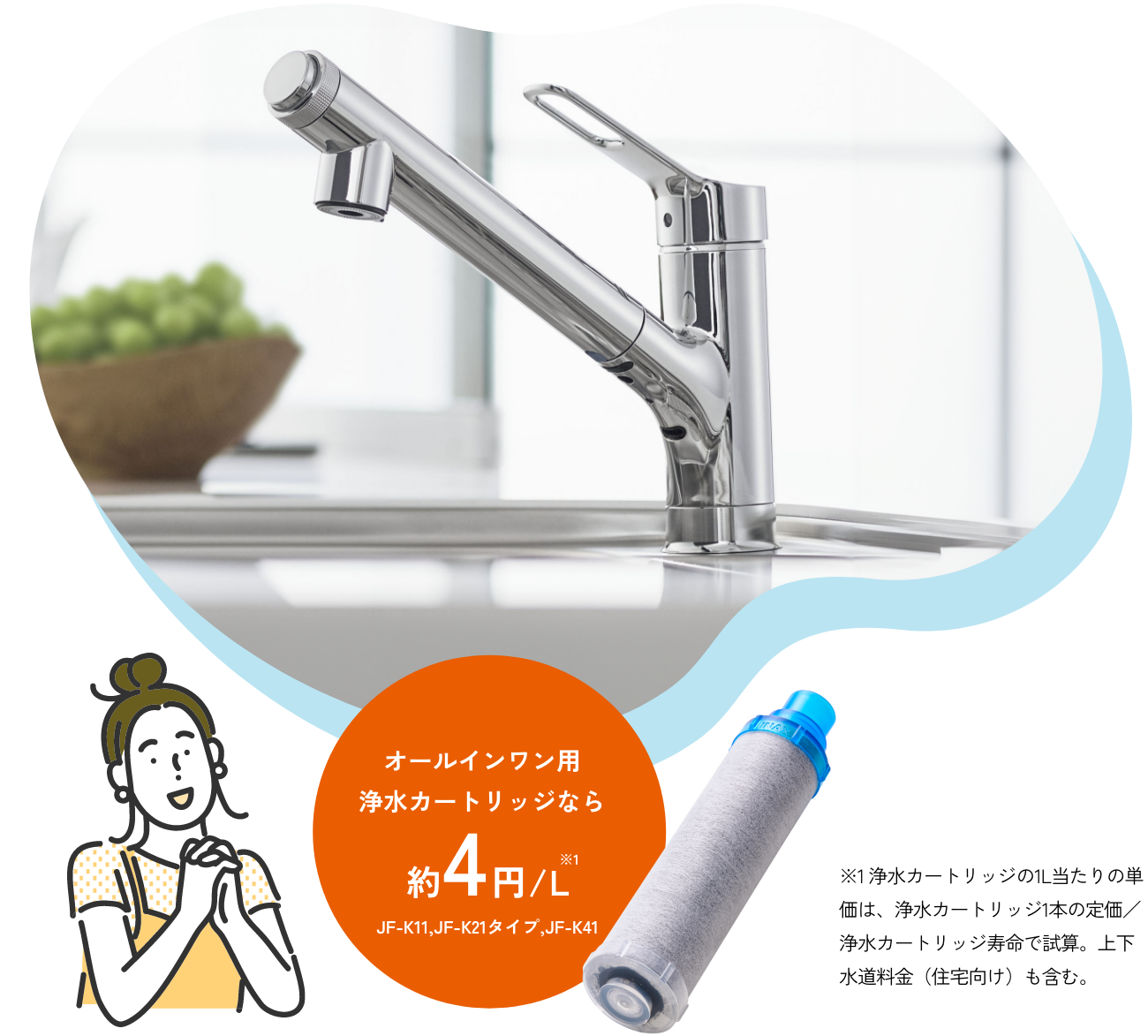 LIXIL | リクシルの浄水栓ポータルサイト