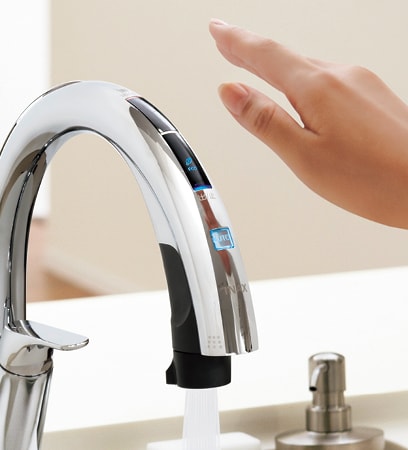 LIXIL | 水栓金具 | ナビッシュ（非接触水栓・タッチレス水栓） | 特長