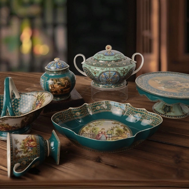 卸売アンティーク食器、バルクのビンテージ食器セットカスタム