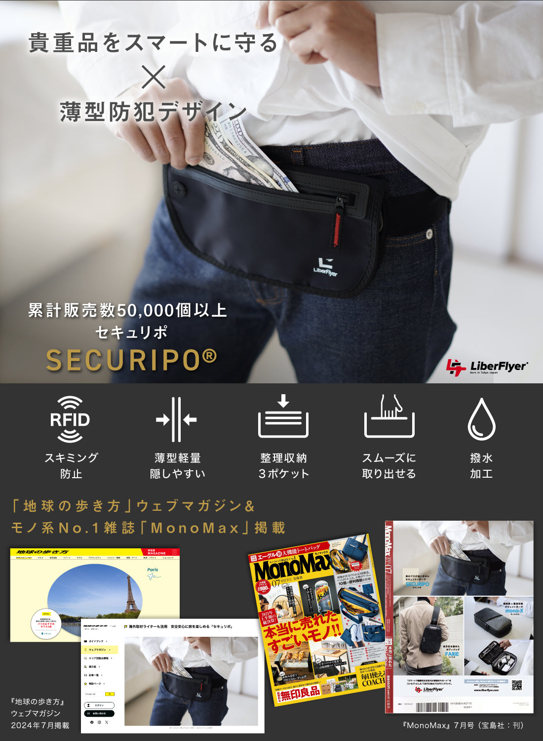 セキュリポ®︎ スマート防犯×次世代のセキュリティポーチ スキミング