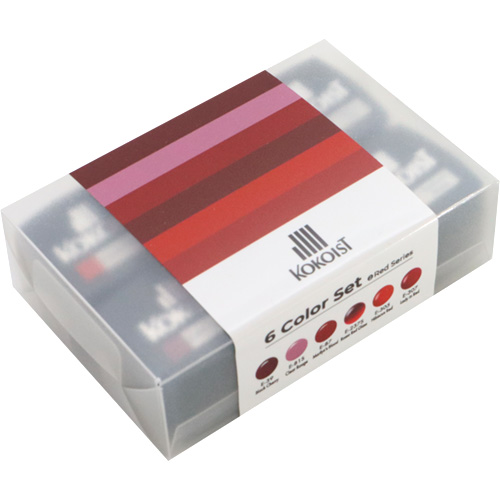KOKOIST | カラージェル6色セット2 Red Series | ライフビューティー