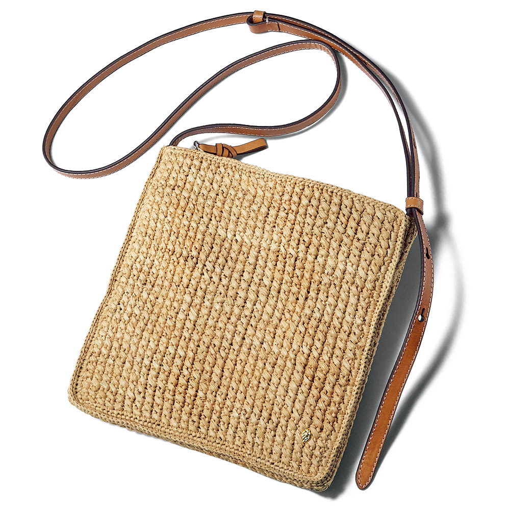 ヘレンカミンスキー ラフィアショルダーバッグ | ライトアップ