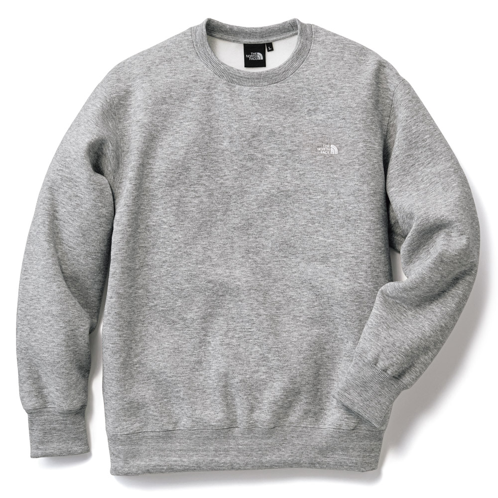 ザ・ノース・フェイス スモールロゴヘザースウェットクルー | ライト