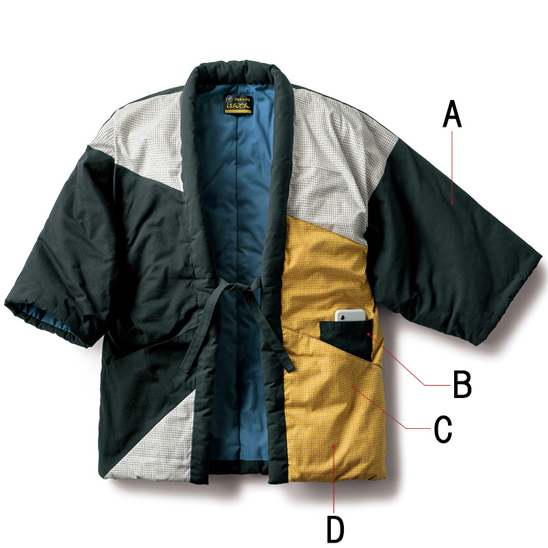 OMIYA CONNECT KYOTO あったか洒落半纏 | ライトアップオンラインストア