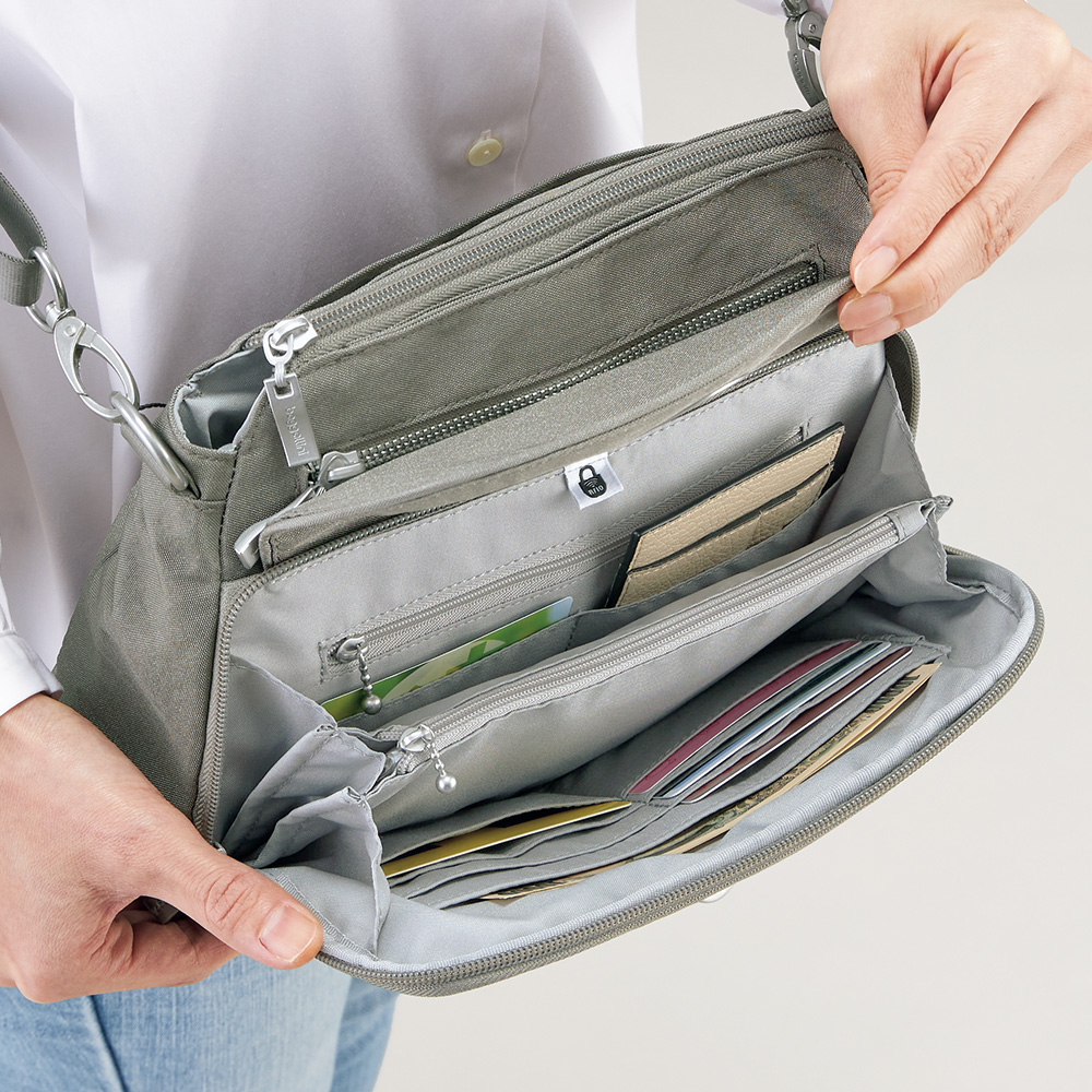 バッガリーニ社 お財布付ショルダーバッグ | ライトアップオンラインストア