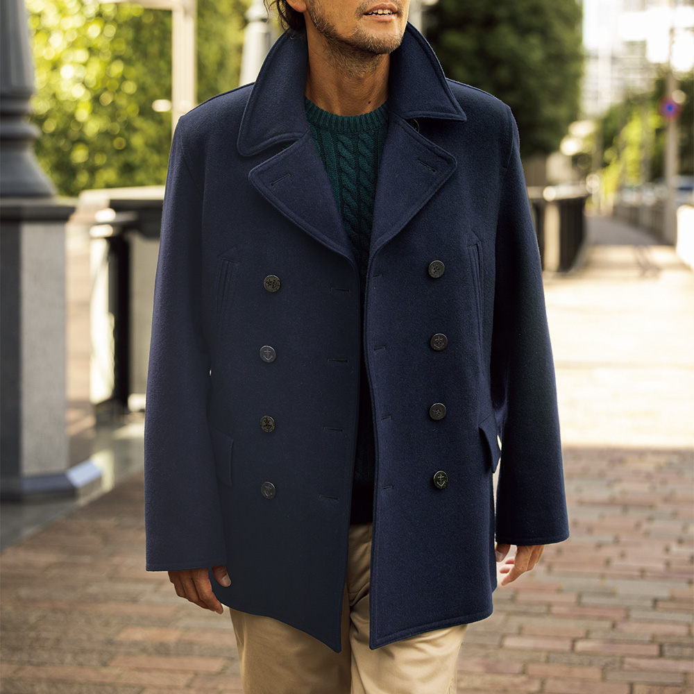 グロヴァオール ウールメルトンピーコート／チャーチル | ライトアップ