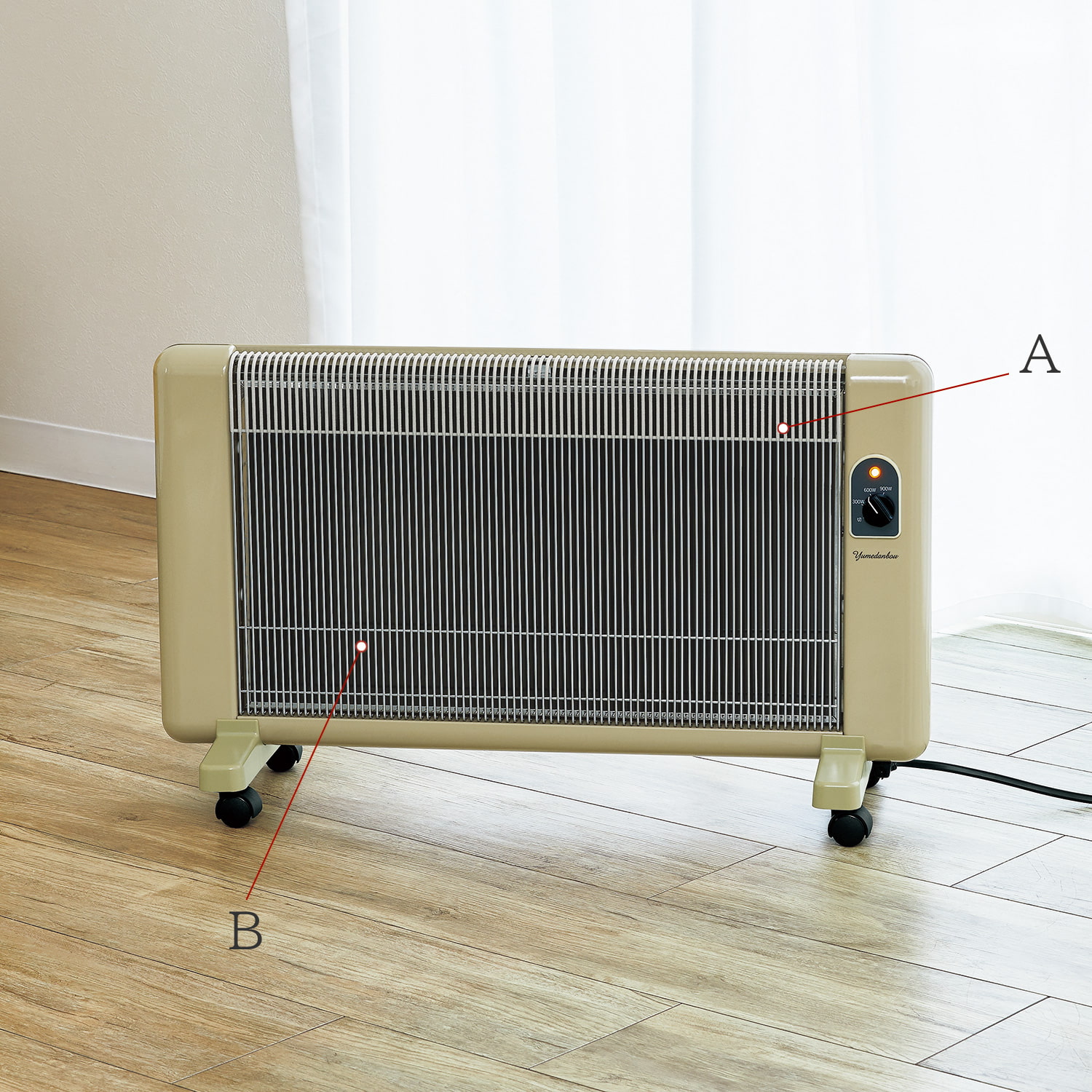 夢暖望 遠赤外線パネルヒーター900型 | ライトアップオンラインストア