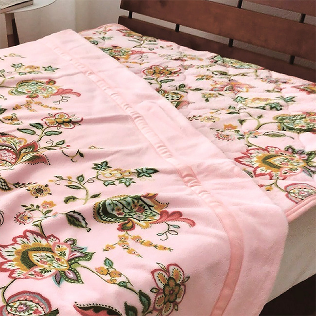 大津毛織 吸湿発熱フランネル 掛け毛布＆敷き毛布セット | ライト