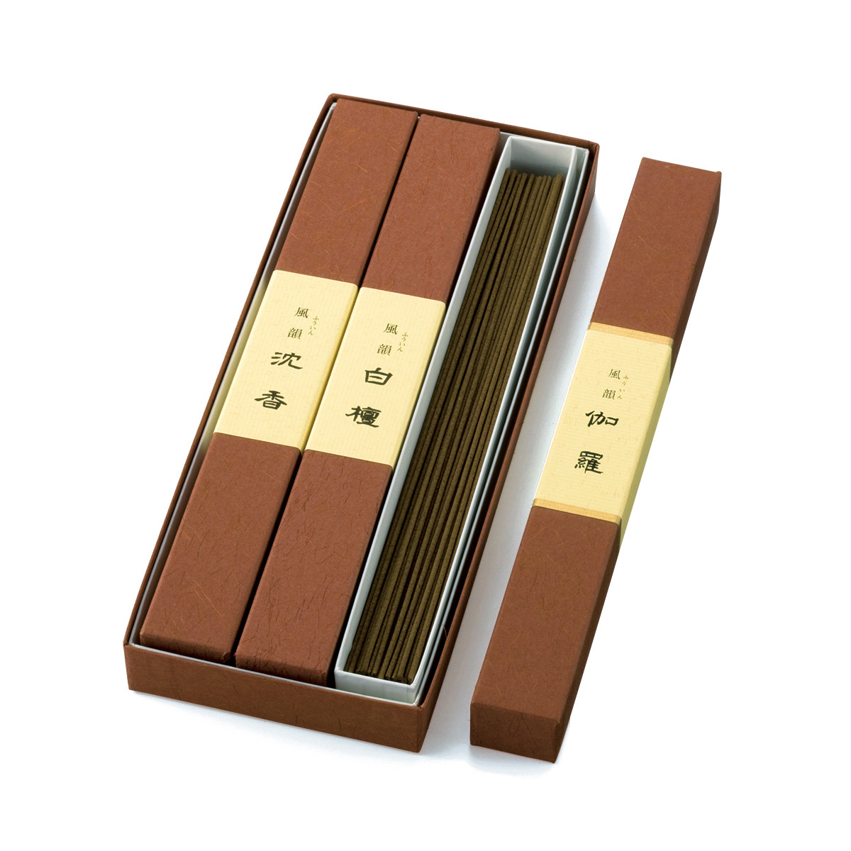 みのり苑 香／伽羅、沈香、白檀（長寸） | ライトアップオンラインストア